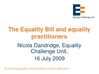 The Equality Bill and equality practitioners