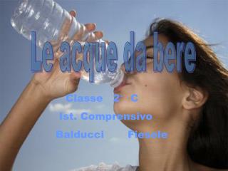 Le acque da bere
