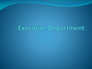 Executive Department