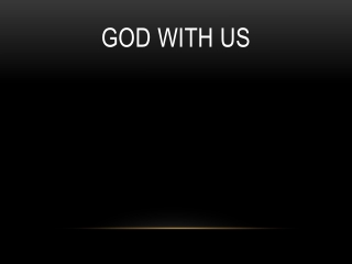 God With us