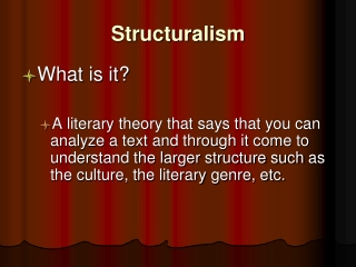 Structuralism