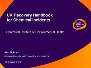 UK Recovery Handbook for Chemical Incidents