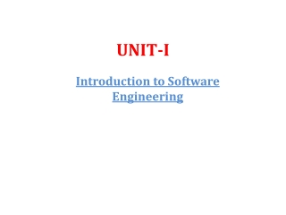 UNIT-I