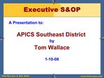 Executive SOP