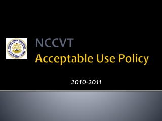 NCCVT Acceptable Use Policy
