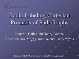 Radio Labeling Cartesian Products of Path Graphs