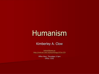 Humanism