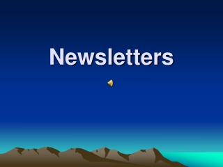 Newsletters