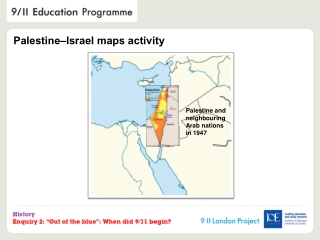 Palestine and neighbouring Arab nations in 1947