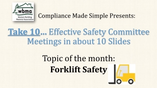 Compliance Made Simple Presents: