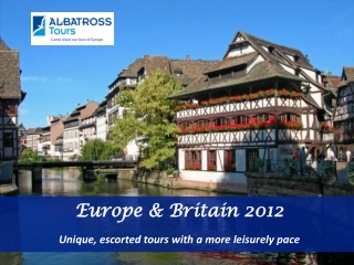 Europe &amp; Britain 2012