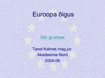 Euroopa igus