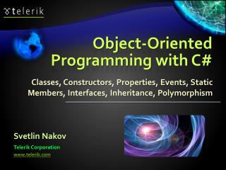 Object-Oriented Programming with C#