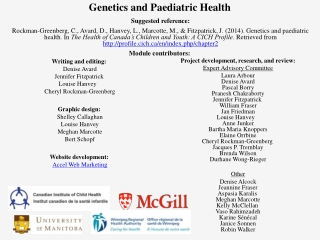 Genetics and Paediatric Health
