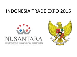 INDONESIA TRADE EXPO 2015