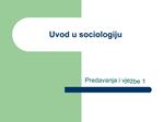 Uvod u sociologiju