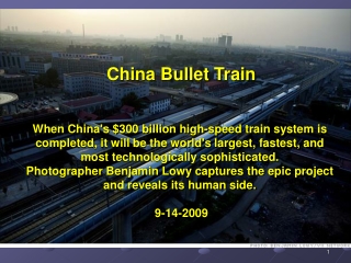 China Bullet Train