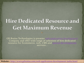 Hire Dedicated Resource and Get Maximum Revenue