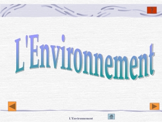 L'Environnement