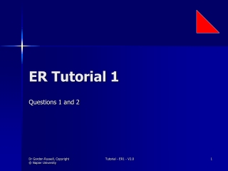 ER Tutorial 1