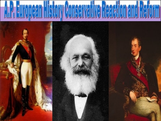 A.P. European History Conservative Reaction and Reform