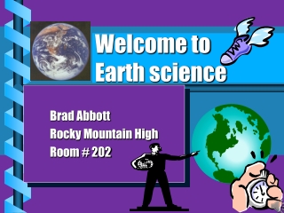 Welcome to Earth science