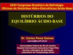 DIST RBIOS DO EQUIL BRIO CIDO-BASE