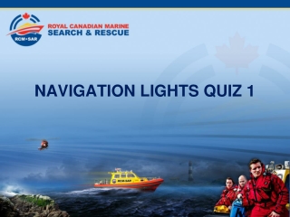 NAVIGATION LIGHTS QUIZ 1