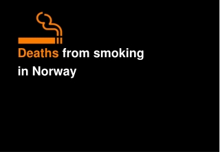 Deaths from smoking