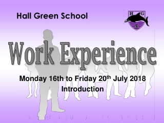 Monday 16th to Friday 20 th July 2018 Introduction