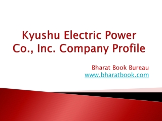 Kyushu Electric Power Co., Inc. Company Profile