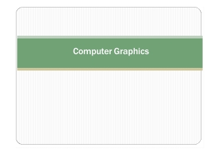 Computer Graphics