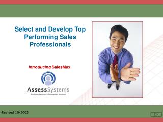 Select and Develop Top Performing Sales Professionals