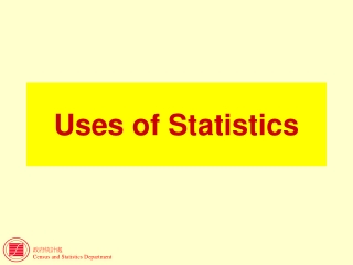 Uses of Statistics