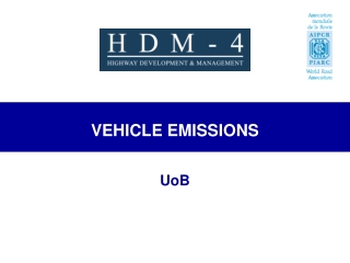 VEHICLE EMISSIONS