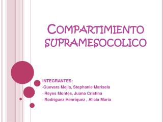 Compartimiento supramesocolico