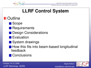 LLRF Control System