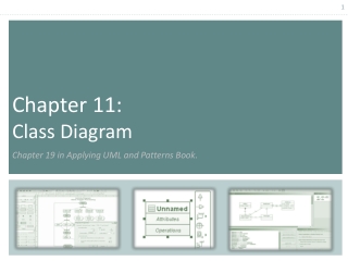 Chapter 11: Class Diagram Chapter 19 in Applying UML and Patterns Book.