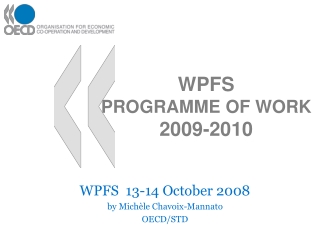 WPFS PROGRAMME OF WORK 2009-2010