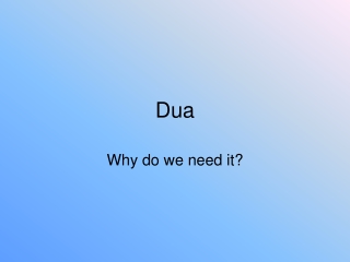 Dua