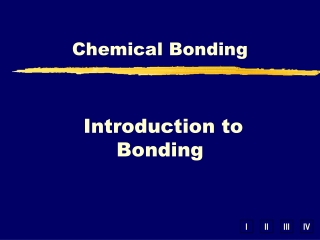 Introduction to Bonding