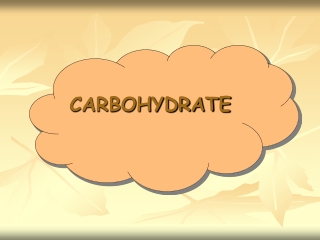 CARBOHYDRATE METABOLISM