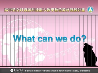 What can we do?