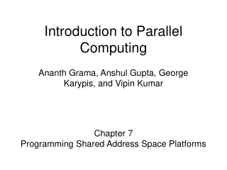 Introduction to Parallel Computing