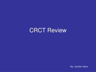 CRCT Review