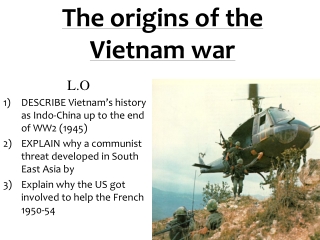 The origins of the Vietnam war