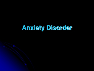 Anxiety Disorder