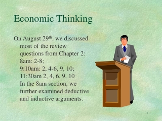 Economic Thinking