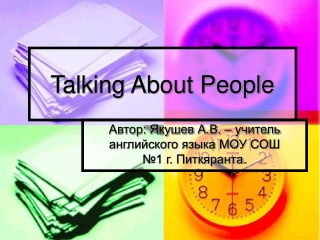 Talking About People