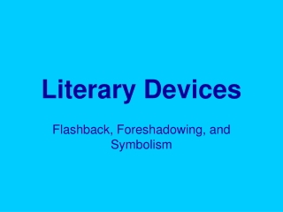 Literary Devices